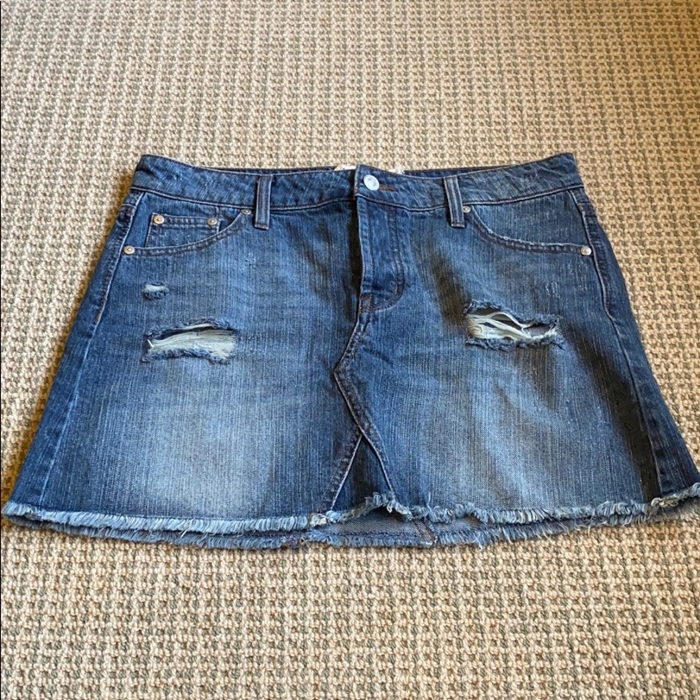 Medium Blue Jean Skirt
